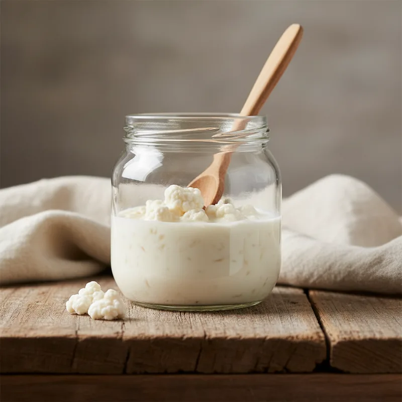 Grains de kéfir : origine, culture et conservation au quotidien