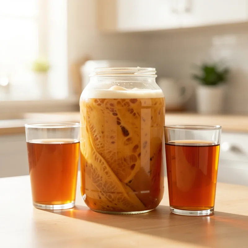 Kombucha : bienfaits réels et préparation maison réussie