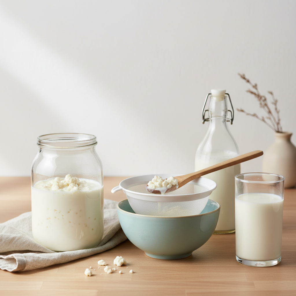 Préparer son kéfir de lait maison : recette, proportions et astuces